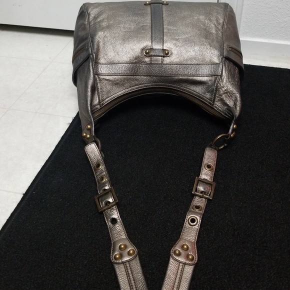 Authentic RAFE Large Leather Bag Metallic Bronze - Picture 7 of 8